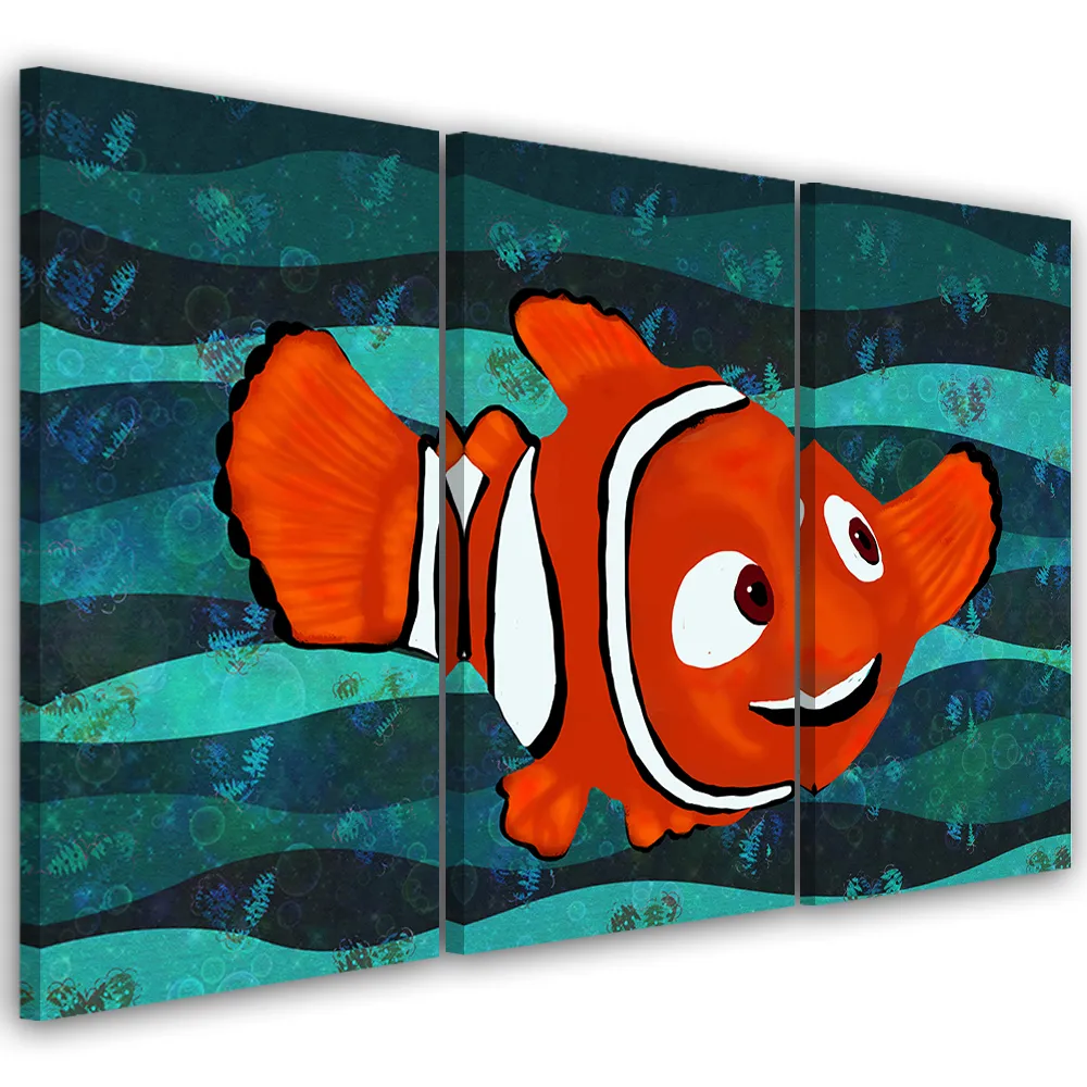 obraz-tryptyk-rybka-120x60-stan-nowy