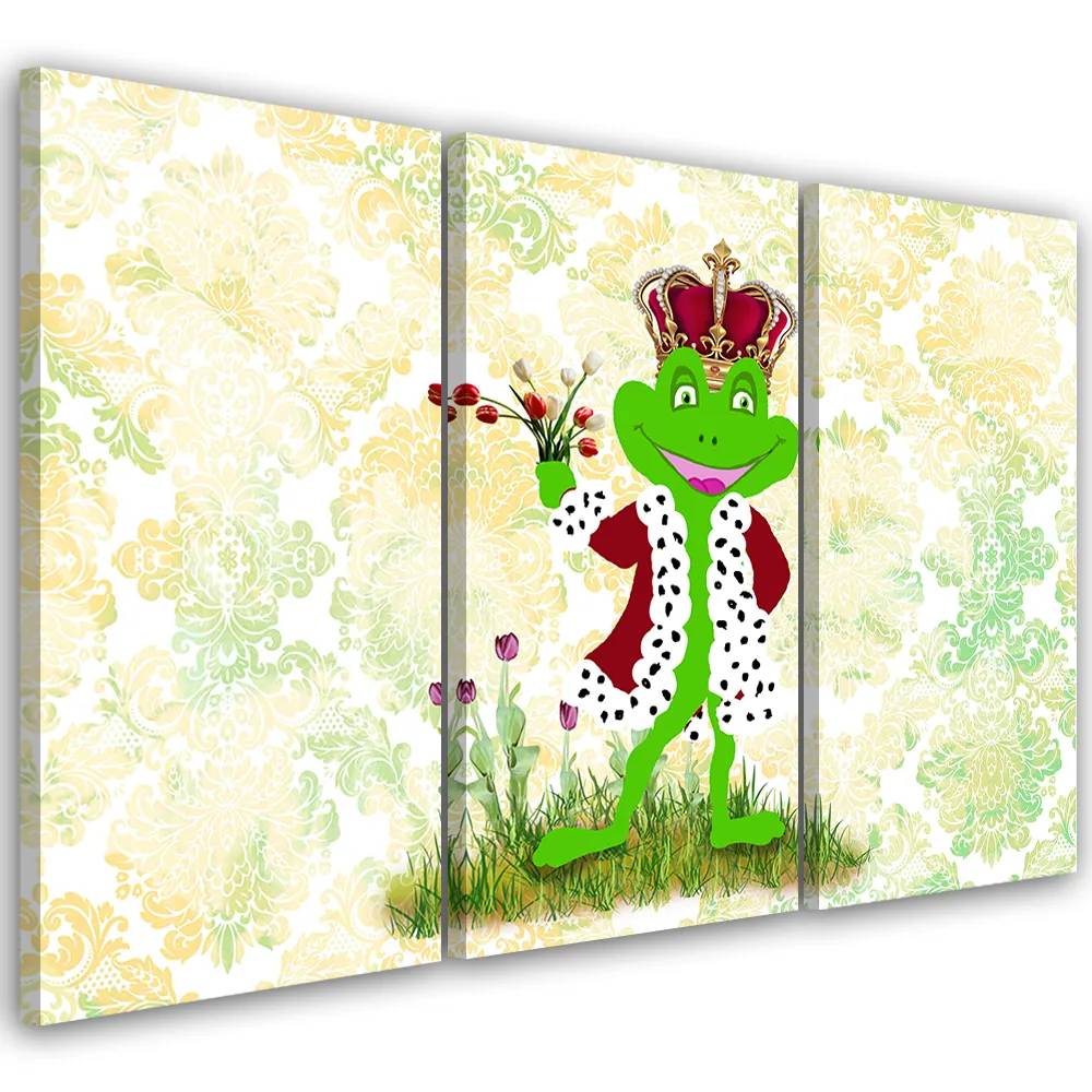 obraz-tryptyk-zaba-120x80-stan-nowy