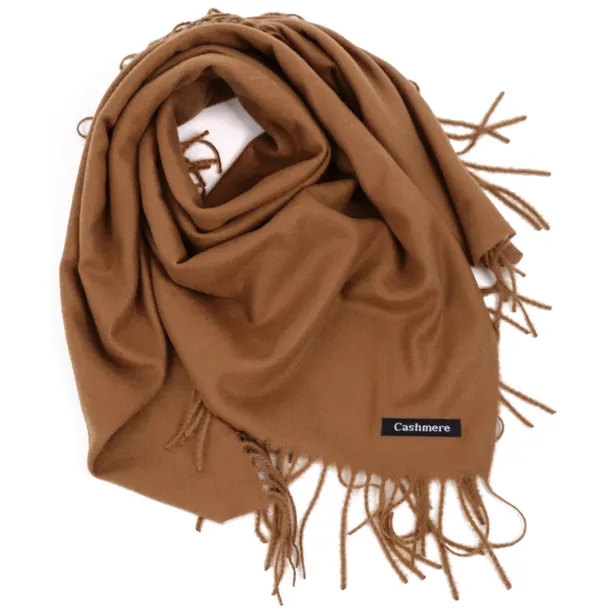 chusta-kaszmirowa-damska-camel-stan-nowy