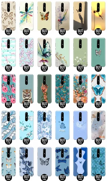 etui-do-nokia-5-1-plus-case-motyle-butterfly-wzory-typ-plecki
