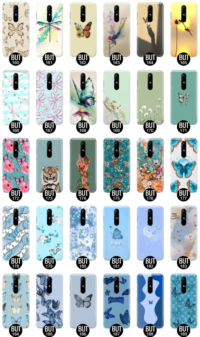 etui-do-nokia-5-1-plus-case-motyle-butterfly-wzory