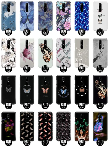 etui-do-nokia-5-1-plus-case-motyle-butterfly-wzory-material-tworzywo-sztuczne