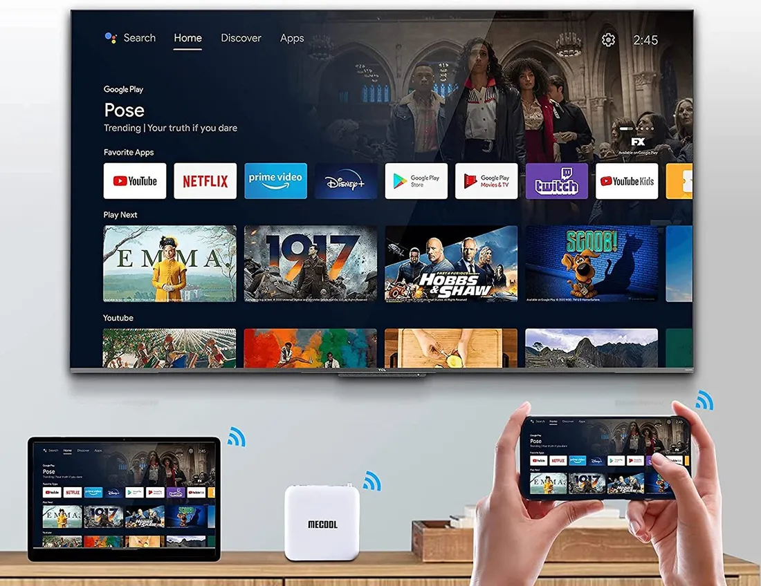 android-tv-box-mecool-km2-4k-android-10-netflix