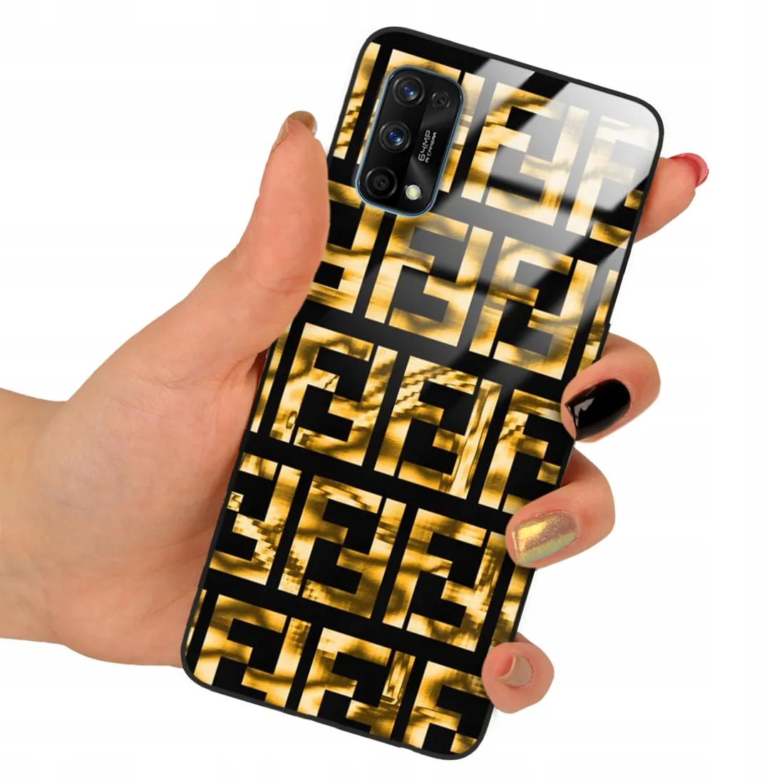 Etui Glass Do Realme 7 Pro Case Modne Piękne Wzory Erlipl 