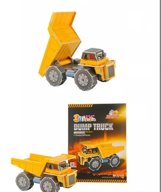puzzle-3d-wywrotka-material-karton-pianka-papier