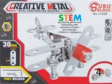 mini-metalowy-model-pojazdu-samolot-stan-nowy