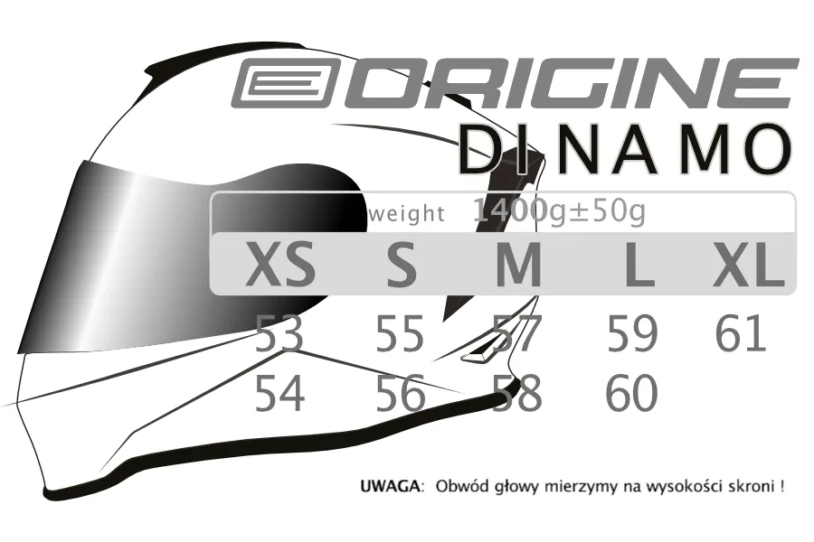 kask-origine-dinamo-solid-white-gloss-m