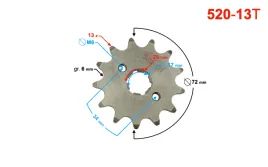 zebatka-520-13t