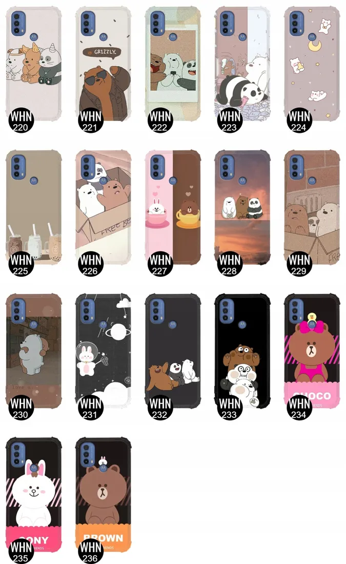 etui-antishock-do-motorola-e30-bare-bears-wzory