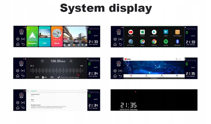 lusterko-rejestrator-samochodowy-kamery-android8-1-stan-nowy