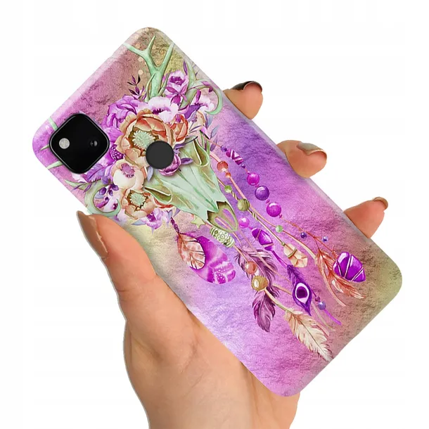 etui-do-google-pixel-4a-case-boho-leaves-top-wzory