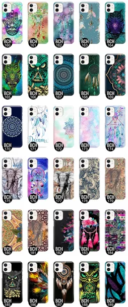 etui-do-iphone-12-mini-case-boho-leaves-top-wzory-typ-plecki