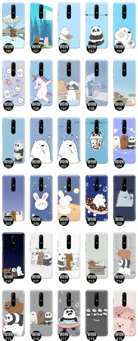 etui-do-nokia-5-1-plus-case-we-bare-bears-wzory