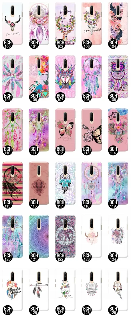 etui-do-oneplus-7-pro-case-boho-leaves-top-wzory