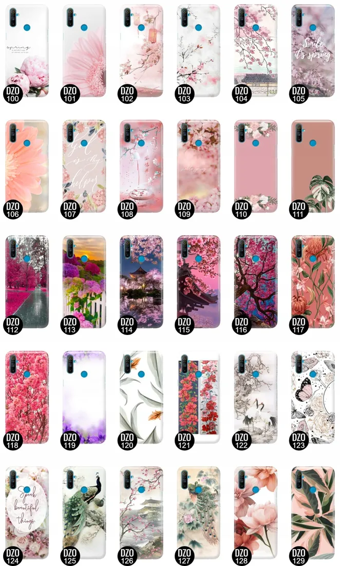 etui-do-realme-c3-case-top-spring-wiosenne-wzory