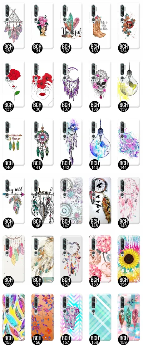 etui-do-xiaomi-mi-note-10-case-boho-leaves-wzory