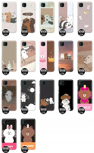 etui-do-xiaomi-poco-c3-case-we-bare-bears-wzory-funkcje-pochlanianie-wstrzasow