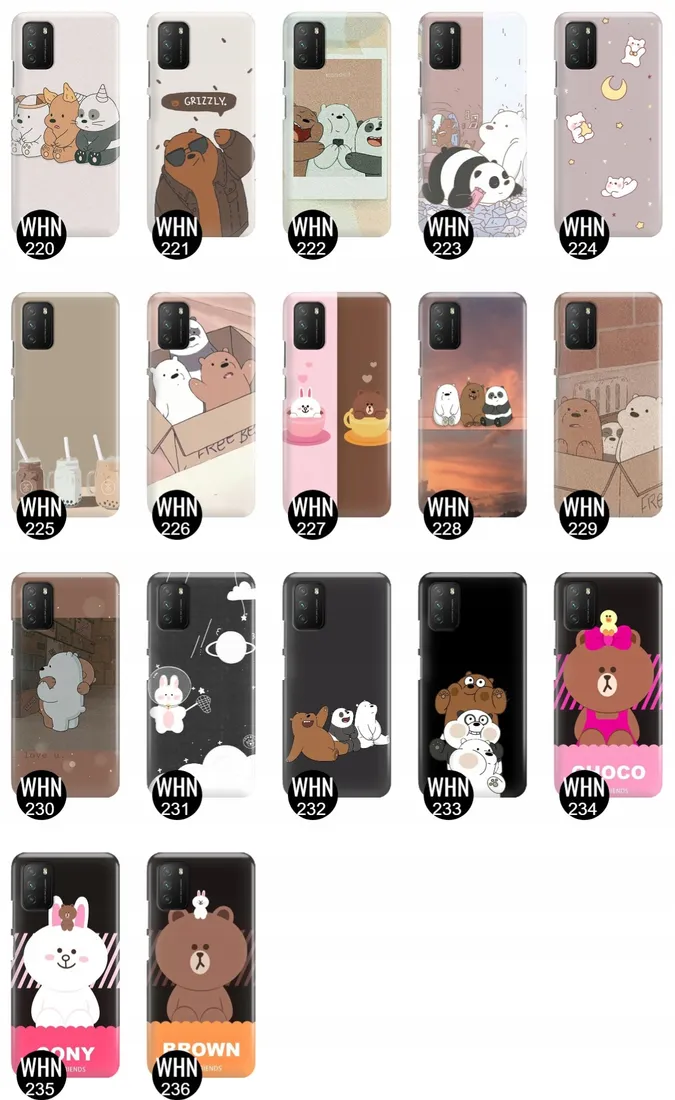 etui-do-xiaomi-poco-m3-case-we-bare-bears-wzory