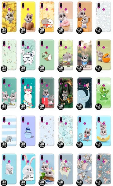 etui-do-xiaomi-redmi-note-7-case-chibi-lama-wzory-kolor-wielokolorowy