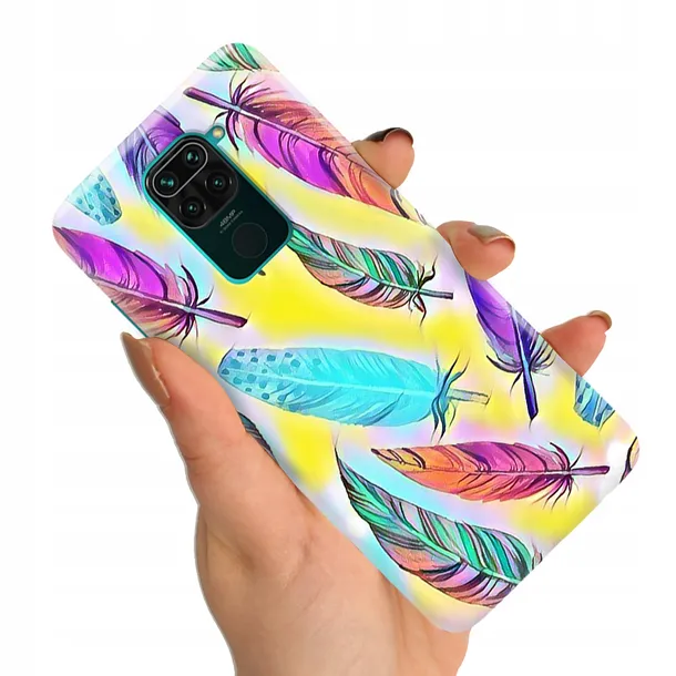 etui-do-xiaomi-redmi-note-9-case-boho-leaves-wzory
