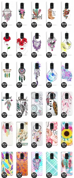 etui-do-xiaomi-redmi-note-9-case-boho-leaves-wzory-kolor-wielokolorowy