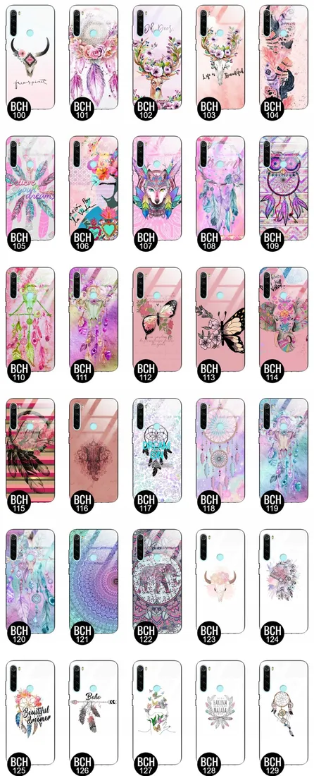 etui-glass-do-xiaomi-redmi-note-8-case-boho-wzory