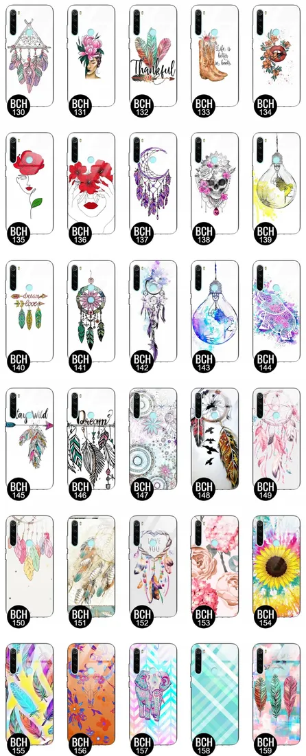 etui-glass-do-xiaomi-redmi-note-8-case-boho-wzory