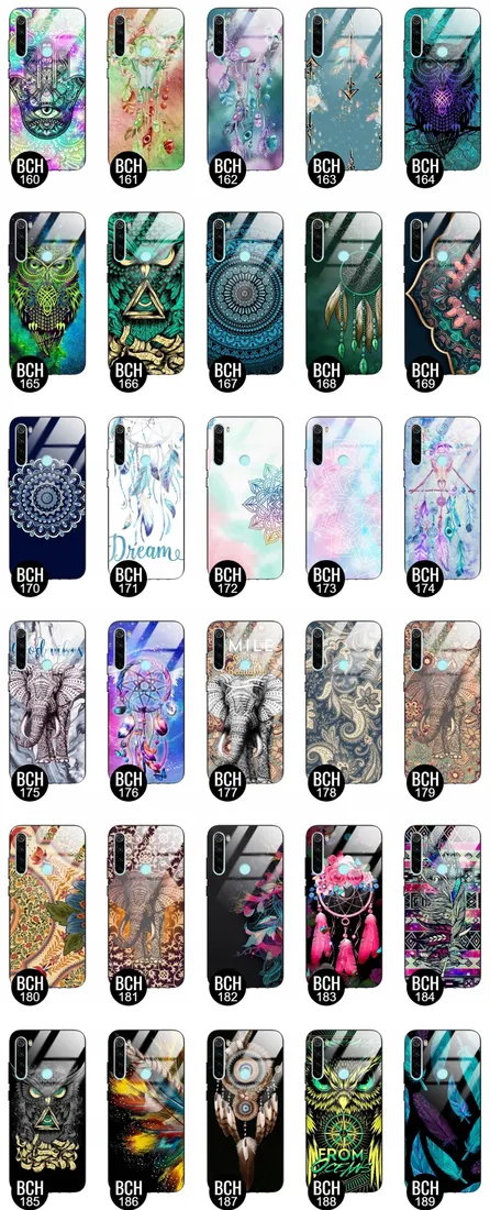 etui-glass-do-xiaomi-redmi-note-8-case-boho-wzory