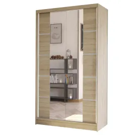szafa-przesuwna-diego-v-z-lustrem-100cm-garderoba-sonoma