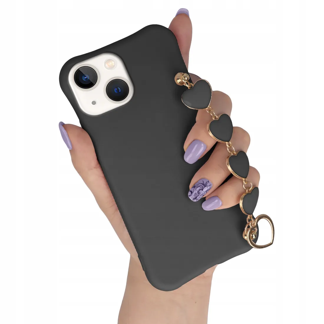 etui-matowe-czarny-do-iphone-13-mini-case-serce