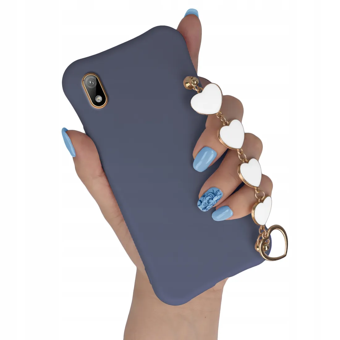 etui-matowe-granat-do-huawei-y5-2019-lancuch-serce