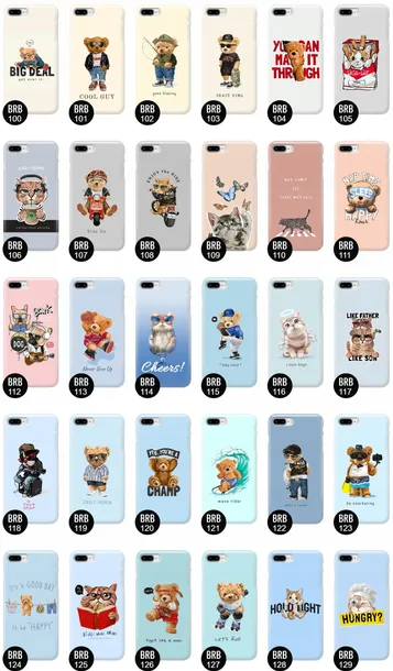 etui-premium-do-iphone-7-8-plus-case-misie-wzory-stan-nowy