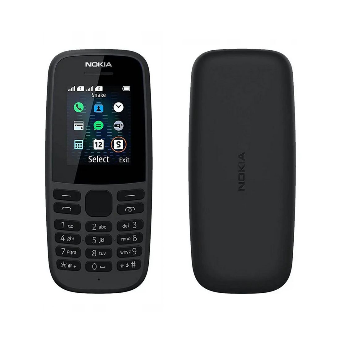 Telefon GSM Nokia 105 czarny - ERLI.pl