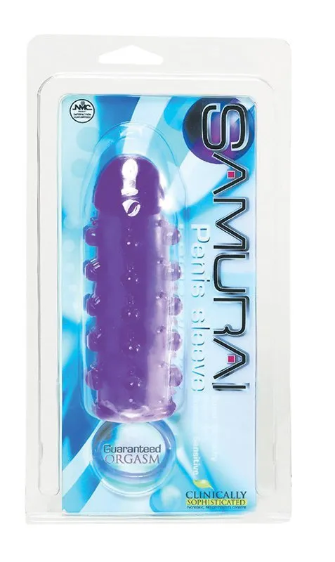 stymulator-samurai-penis-sleeve-purple-stan-nowy