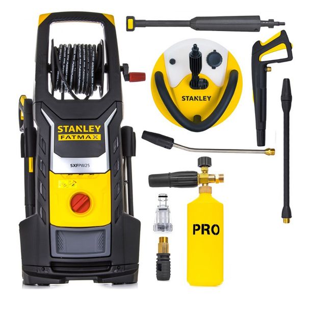 Myjka ciśnieniowa 150bar, 2500W, zestaw patio cleaner Stanley SXFPW25PE