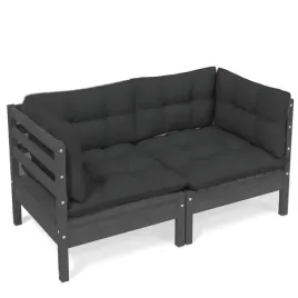 2-osobowa-sofa-ogrodowa-z-antracytowymi-poduszkami-sosnowa