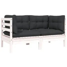 2-osobowa-sofa-ogrodowa-z-poduszkami-biale-drewno-sosnowe