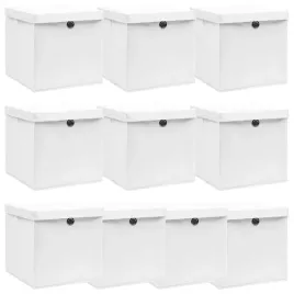 pudelka-z-pokrywami-10-szt-biale-32x32x32-cm-tkanina