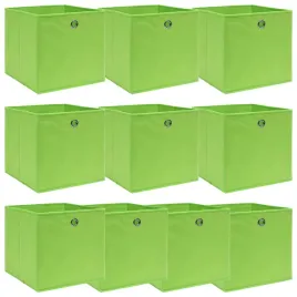 pudelka-10-szt-zielone-32x32x32-cm-tkanina