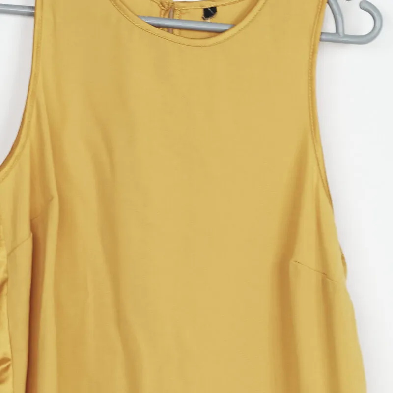 top-damski-zolty-basic-stradivarius-r-s-stan-nowy