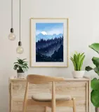 blekitny-las-plakat-40x50-cm-stan-nowy