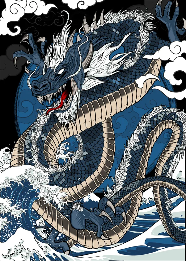 dragon-plakat-30x40-cm-stan-nowy
