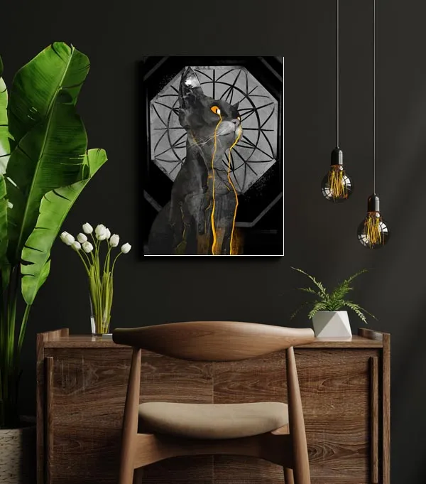 kot-obraz-na-plotnie-40x50-cm-stan-nowy