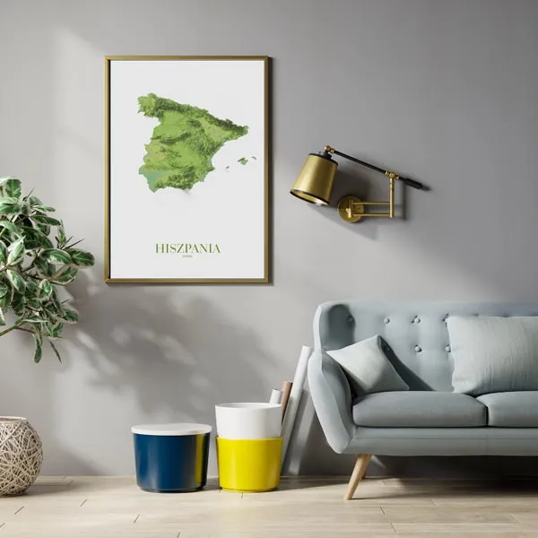 hiszpania-mapa-plakat-30x40-cm-stan-nowy