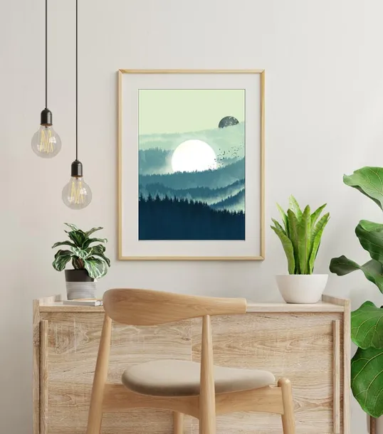 landscape-green-plakat-70x100-cm-stan-nowy