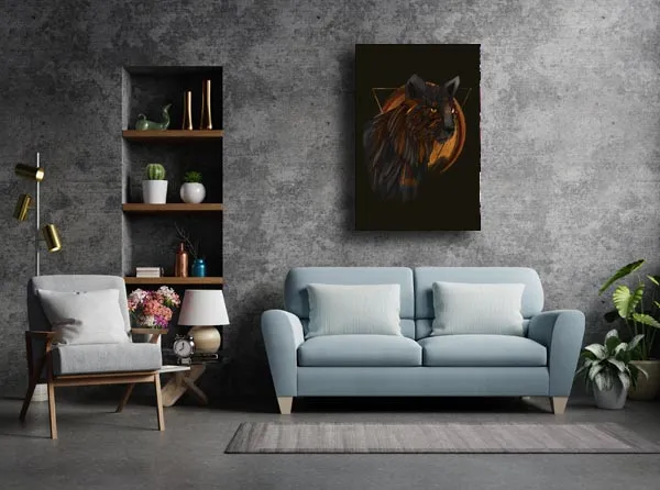 pantera-czarne-tlo-obraz-na-plotnie-60x80-cm