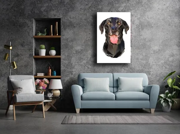 pies-obraz-na-plotnie-30x40-cm-stan-nowy