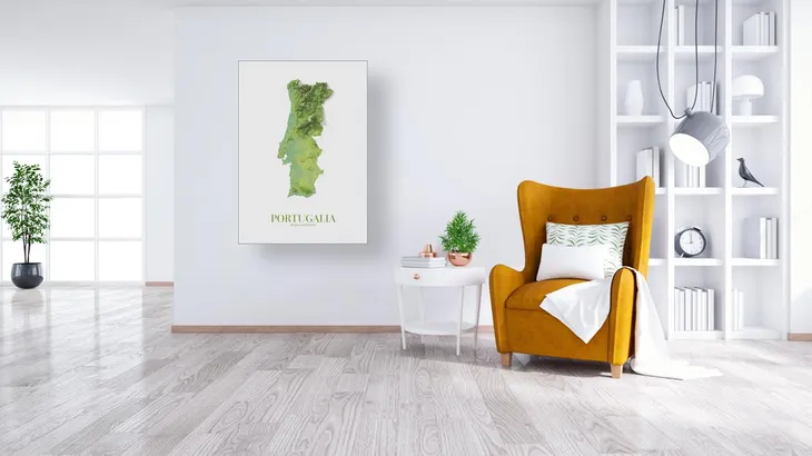 portugalia-mapa-obraz-na-plotnie-70x100-cm-stan-nowy
