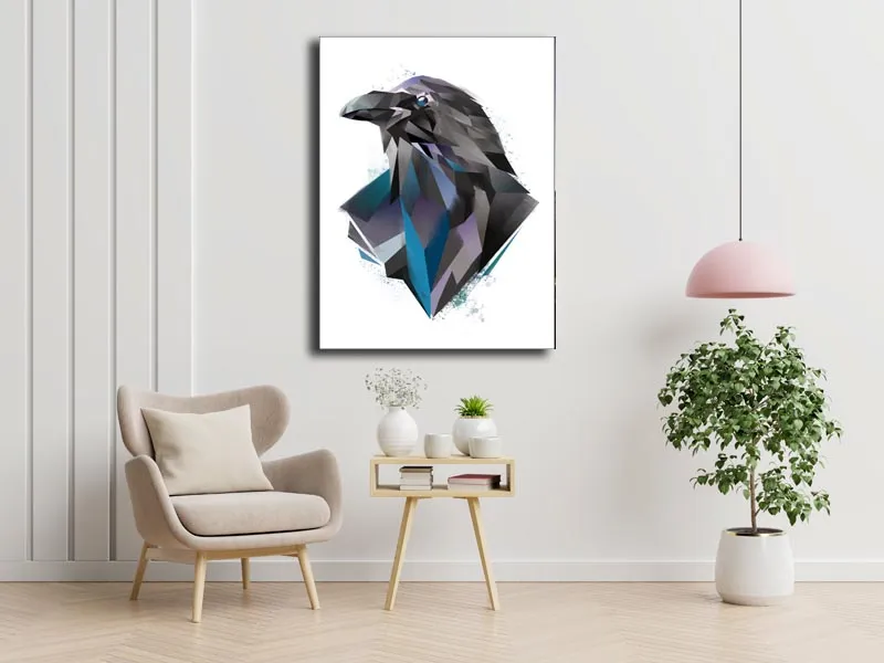 raven-obraz-na-plotnie-90x120-cm-stan-nowy