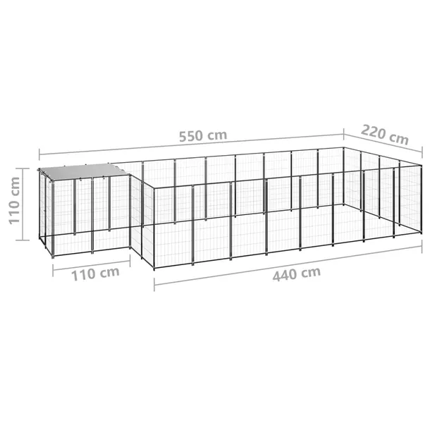 kojec-dla-psa-czarny-1089-m-stalowy-wysokosc-110-cm